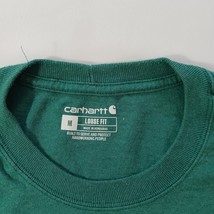 Carhartt K87 L07 Loose Fit Men's Green Cotton Blend Short Sleeve T-Shir Size M image 3