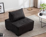 Living Room Ottoman Lazy Chair, Rectangle Foot Stool Modern Footrest For... - $303.99