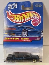 1998 Hot Wheels Low &#39;N Cool Series 4/4 Limozeen Gold WSP Collector #716 New - £6.49 GBP