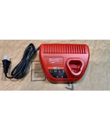 New Genuine Milwaukee M12 Battery Charger Lithium Ion 12 Volt 48-59-2401 - £10.99 GBP