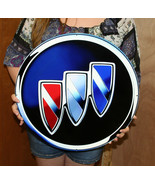 Buick Full Color Tri-Shield Emblem Metal Sign - $89.99