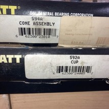 Hyatt 594A Cone 592A Cup Wheel Bearing Set - £37.02 GBP