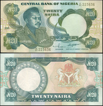 Nigeria 20 Naira. 2001 UNC. Banknote Cat# P.26g - £5.98 GBP