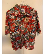 Reyn Spooner Rot Anaheim Engel Baseball Hawaiihemd Größe XL 2002 Welt Ch... - $1,907.42 MXN