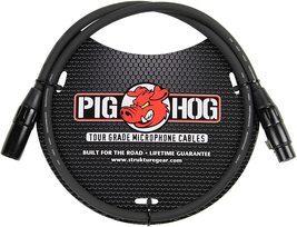 Pig Hog PHM3 High Performance 8mm XLR Microphone Cable, 3 Feet - £13.58 GBP