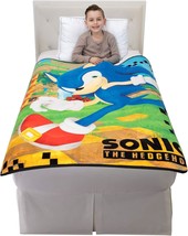 Franco Kids Bedding Super Soft Micro Raschel Throw, 46 In X 60 In, Sonic, Anime - $39.94