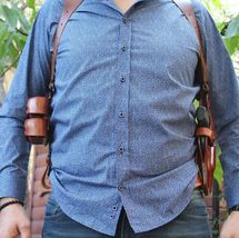 Fits Ruger SP101 357 Mag 2.25”BBL Shoulder Holster Double Speed Loader #1497# RH image 4