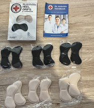 Doctor Developed Unisex Heel Protectors Heel Inserts 6 Pair 3 Nude pairs 3 Black - £18.66 GBP