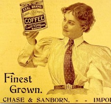 Chase And Sandborn Coffee 1897 Advertisement Victorian Java Mocha #1 DWFF19 - $17.50
