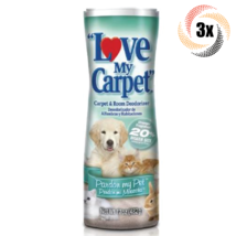 3x Shakers Love My Carpet Pardon My Pet Carpet &amp; Room Deodorizer | 17oz - £13.40 GBP