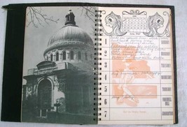 1947 Calendar Annapolis Md Naval Academy Handwritten Note Photo Comic Risque Art - £66.07 GBP