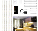 Under Cabinet Lights, 6 Pcs Under Cabinet Lighting With Remote, Dimmable... - $16.99