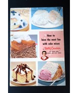 Betty Crocker Cake Mix Booklet 1950s Cookbook - $374.24 MXN