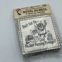 Royal Hi Ness Paper Coasters 18 Count New Old Stock USA NOS Vintage - £7.00 GBP