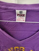 New Victoria's Secret Pink Vikings Fans Are Great Kissers Long Sleeve Shirt Med image 3