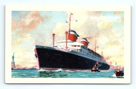 Postcard SS America Luxury Cruise Ship Ocean Liner Passenger Transport Ship - £14.39 GBP