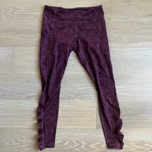 Lululemon High Times Leggings Posey Bordeaux Grape sz 10 - £34.13 GBP