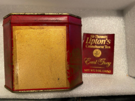 Vintage 8 Sided Sir Thomas Lipton's Connoisseur Tea Tin *Pre-Owned* dd1 - $21.99