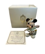 2002 LENOX  &quot;Mickey&#39;s Holiday Surprise&quot; Ornament in BOX with COA - £22.05 GBP