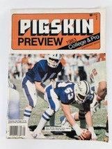 Pigskin Preview Magazine 1983 College &amp; Pro Football Ed Duke Ben Bennett Cover - £7.65 GBP