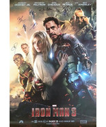 Signed IRON MAN 3 Movie Poster - $180.00