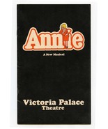 Annie New Musical Program Victoria Palace Theatre London 1978 Johns Hanc... - £10.98 GBP
