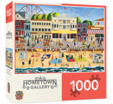 Masterpieces Hometown Gallery On the Boardwalk Art Poulin Jigsaw Puzzle  - £19.51 GBP