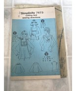 1960&#39;s VTG Simplicity Boho Blouse Pattern 7673 Size 12-14 Uncut - £19.54 GBP