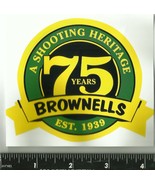 Genuine BROWNELLS 4&quot; Vinyl Adhesive Sticker firearm hunting shooting gun... - $393.24 MXN