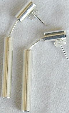 Halulim dangling silver earrings