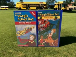 Magic School Bus Lot - Goes to Seed &amp; Taking Flight  (VHS, 1995, Clam Shell) - £16.40 GBP