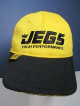 JEGS High Performance Yellow Embroidered Ball Cap Adjustable - Clean - £7.76 GBP