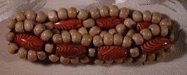 Wood Beads Stretch Bracelet - £2.38 GBP