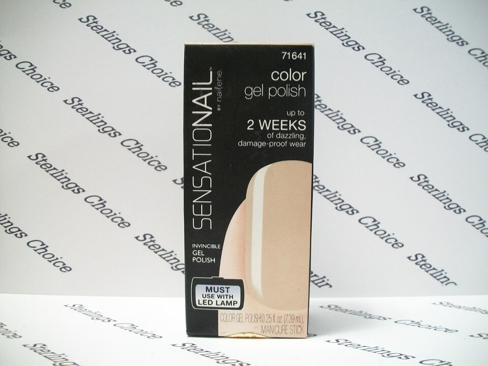Sensationail Gel Polish #71641 La Creme - $7.22