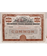 Western Pacific Railroad CO- 100 Shares Common Stock Certificate 1945: C... - £13.83 GBP