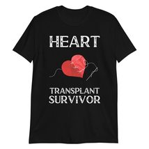 Heart Transplant Survivor T-Shirt Black - £15.38 GBP+