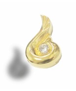 Elegant Swan 24k Gold Plated Sterling Silver Cremation Urn Pendant w/Chain - £143.43 GBP