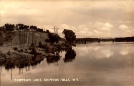 Chippewa Lake -CHIPPEWA Falls WISCONSIN-DOPS Rppc Postcard - BK63 - £4.69 GBP
