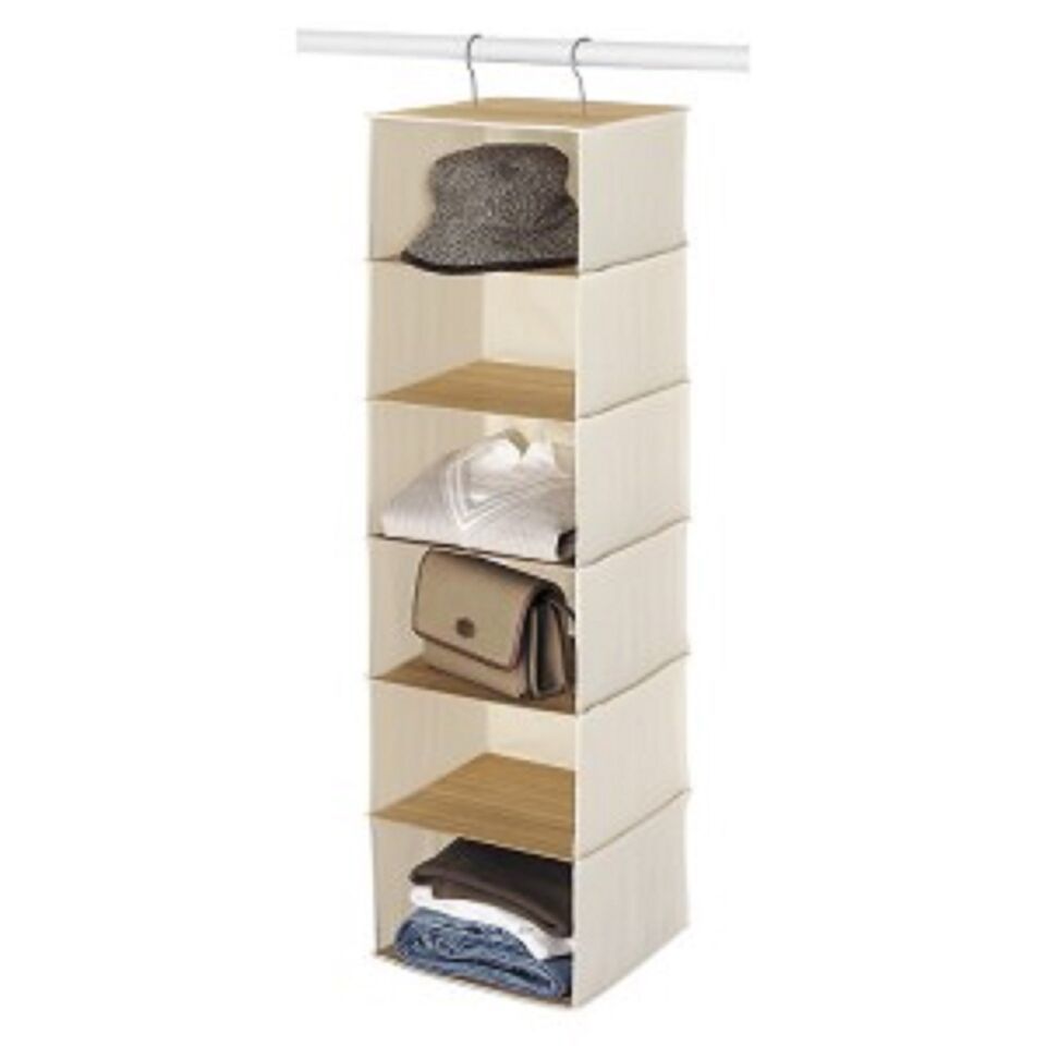 Bamboo &amp; Canvas Accessory Hanger - $19.54