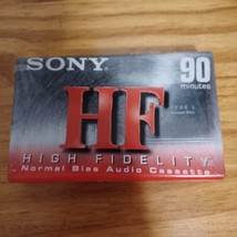 HF High Fidelity Sony Audio Cassette Tape  90 Min Normal Bias Sealed - £9.94 GBP