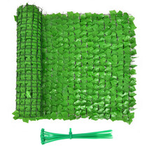39x118in Artificial Ivy Privacy Fence Screen Faux Hedge Fence &amp; Vine Decor - £58.18 GBP
