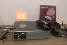 Epson PowerLite 715C with remote control manual cables CD Disk - $117.60