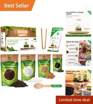 Create Your Own Miniature Garden: DIY Terrarium Kit – Charcoal &amp; Tools I... - $24.70