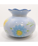 Hallmark Kimberly Hodges Floral Yellow Blue Green Vase - £15.68 GBP