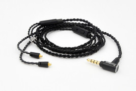 4-core braid MMCX OCC Audio Cable With microphone For Android/IOS -Universal - £21.80 GBP