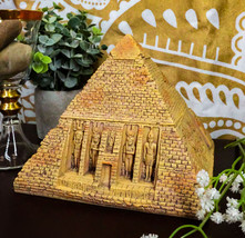 Ancient Egyptian Pyramid Box 7&quot;Wide The Great Pyramid Of Khufu Sculpture - £29.56 GBP