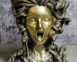 Greek Goddess Medusa with Snake Hairs Backflow Incense Cone Burner Figurine - $29.99