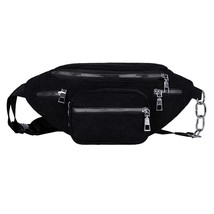 Large Capacity Waist Bag Women Corduroy Big Fanny Pack Streetwear Chest Bags Ban - £19.92 GBP