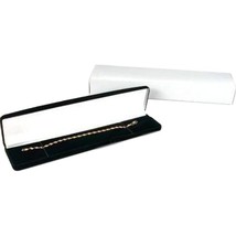 Bracelet &amp; Watch Gift Box Black 8 1/2&quot; (Only 1 Box) - £5.03 GBP