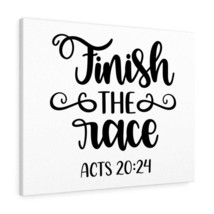   Finish The Race Acts 20:24 Bible Verse Canvas Christian Wall A - £60.74 GBP+